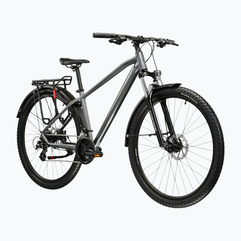 Mountain bike KROSS Hexagon 2.0 EQ 27,5" grey/dark grey/shine 2