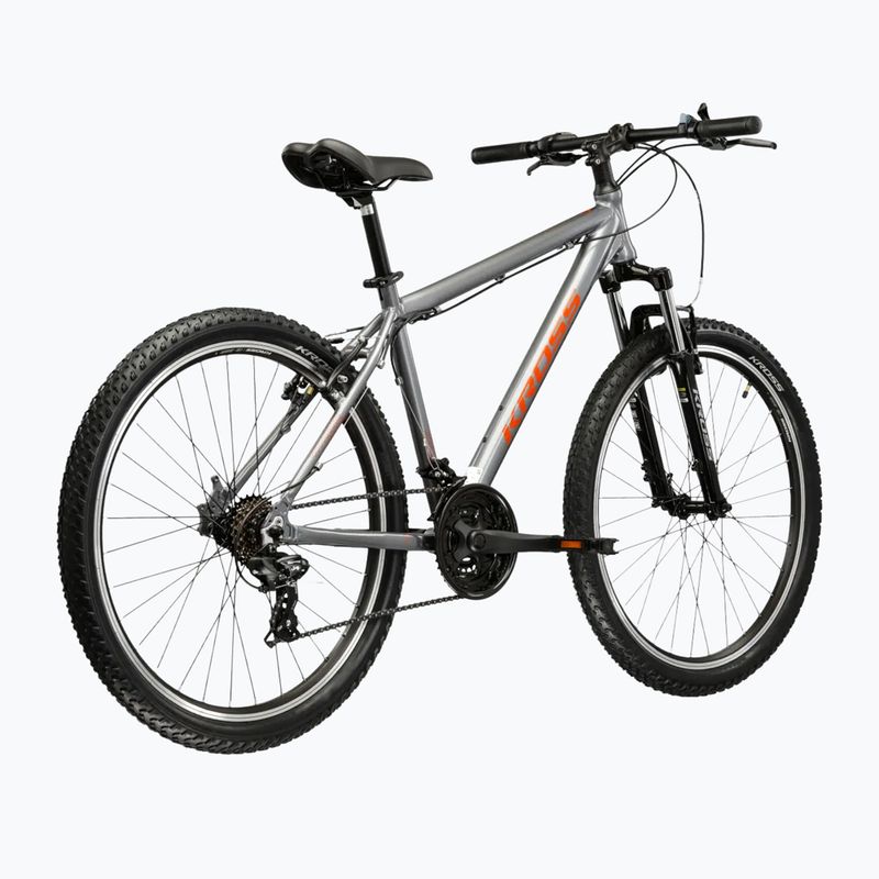 Mountain bike KROSS Hexagon 1.0 26" graphite/orange/ shine 3