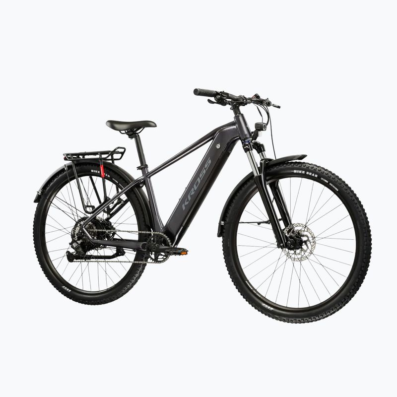 Electric bike KROSS Hexagon Boost 1.0 Eq el. graphite/graphite/shine 2