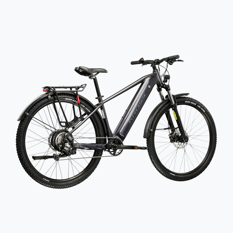 Electric bike KROSS Hexagon Boost 1.0 Eq el. graphite/graphite/shine 3
