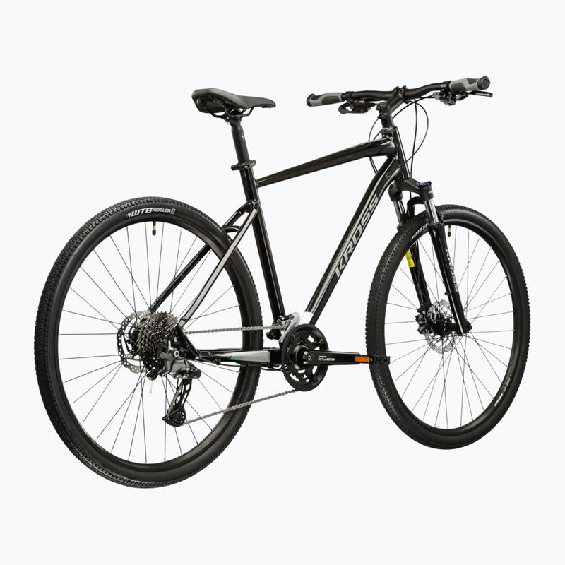 Cross bike KROSS Evado 7.0 black/silver/shine 3