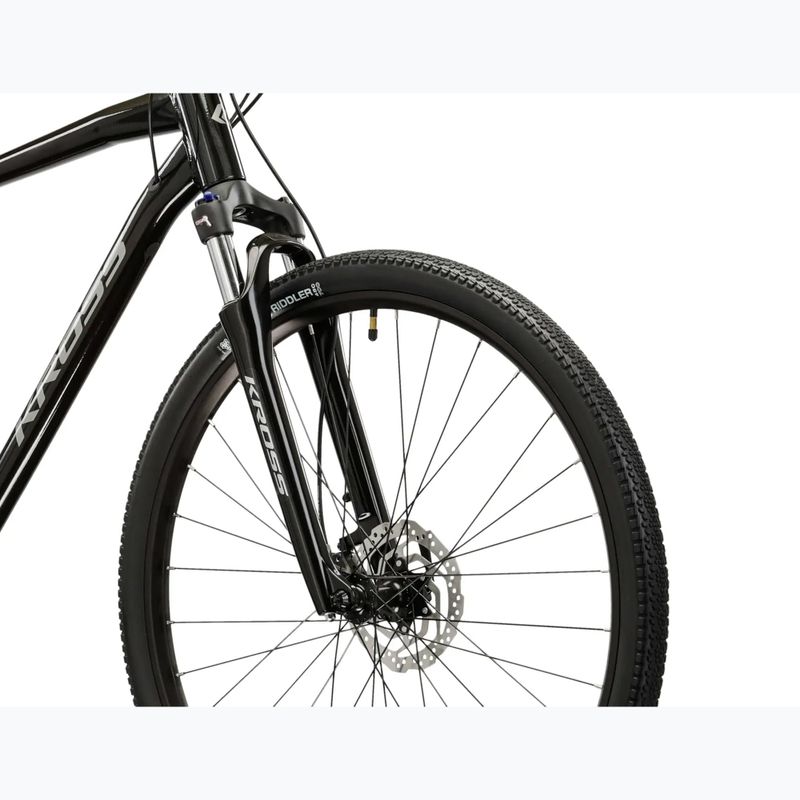 Cross bike KROSS Evado 7.0 black/silver/shine 5