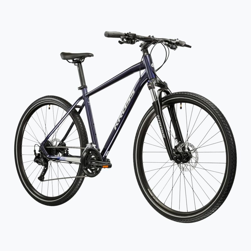Cross bike KROSS Evado 5.0 navy/silver/shine 2