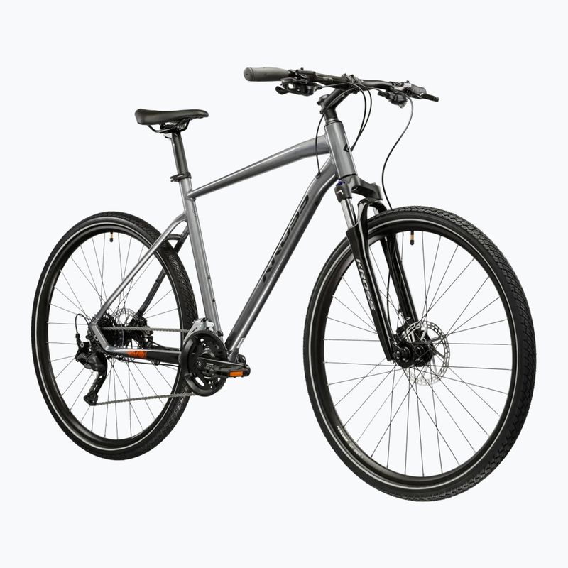 Cross bike KROSS Evado 5.0 grey/black/shine 2