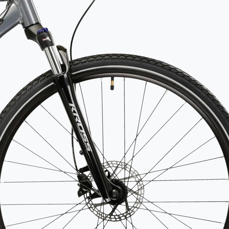 Cross bike KROSS Evado 5.0 grey/black/shine 6