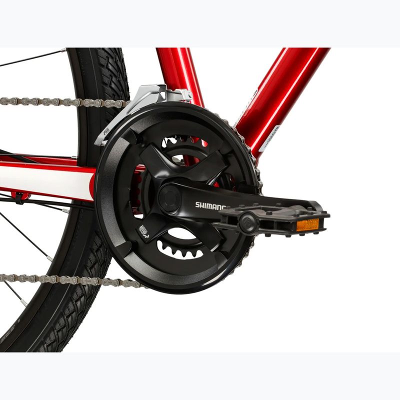 Cross bike KROSS Evado 4.0 maroon/white/shine 8