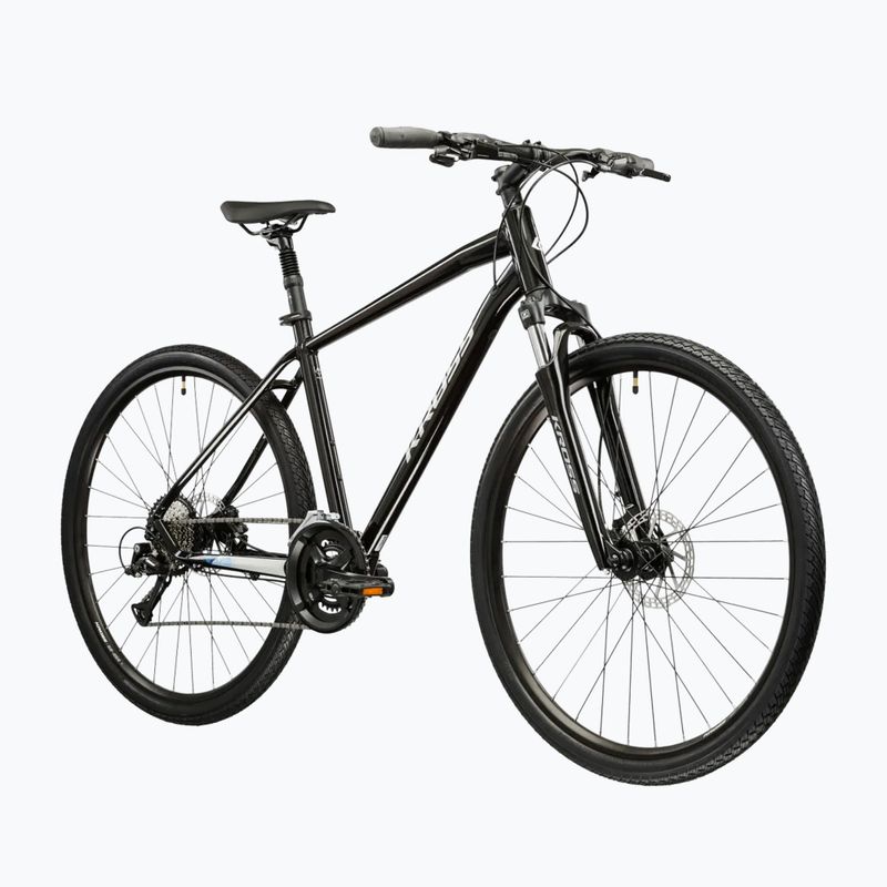 Cross bike KROSS Evado 4.0 black/silver/shine 2