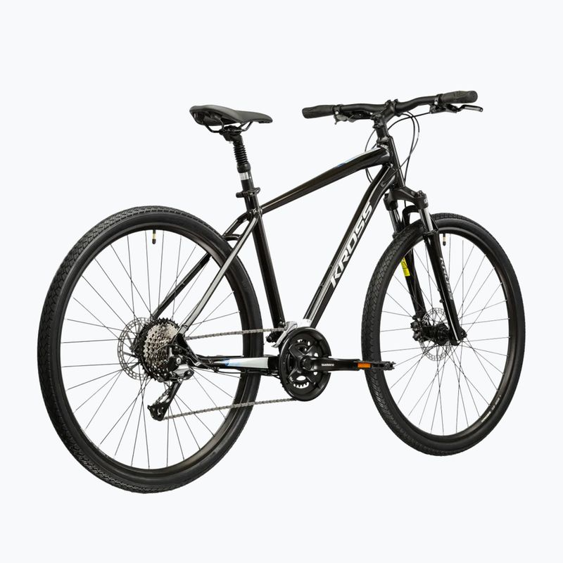 Cross bike KROSS Evado 4.0 black/silver/shine 3