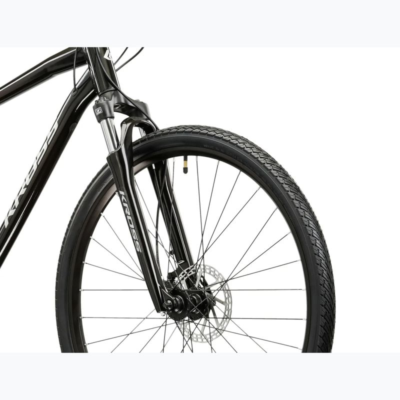 Cross bike KROSS Evado 4.0 black/silver/shine 5
