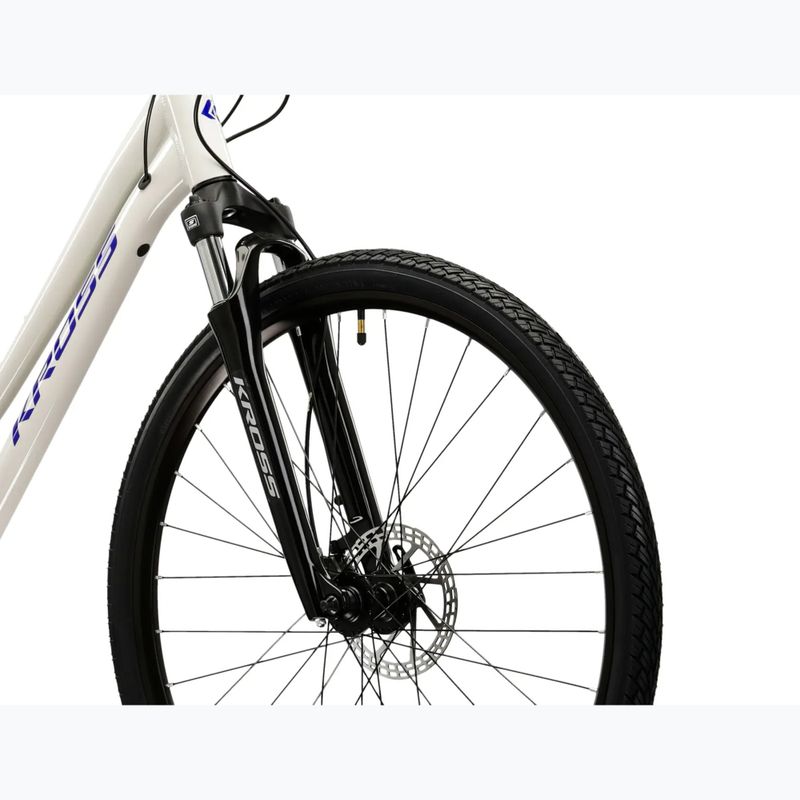 Women's cross bike KROSS Evado 4.0 W grey/navy 5