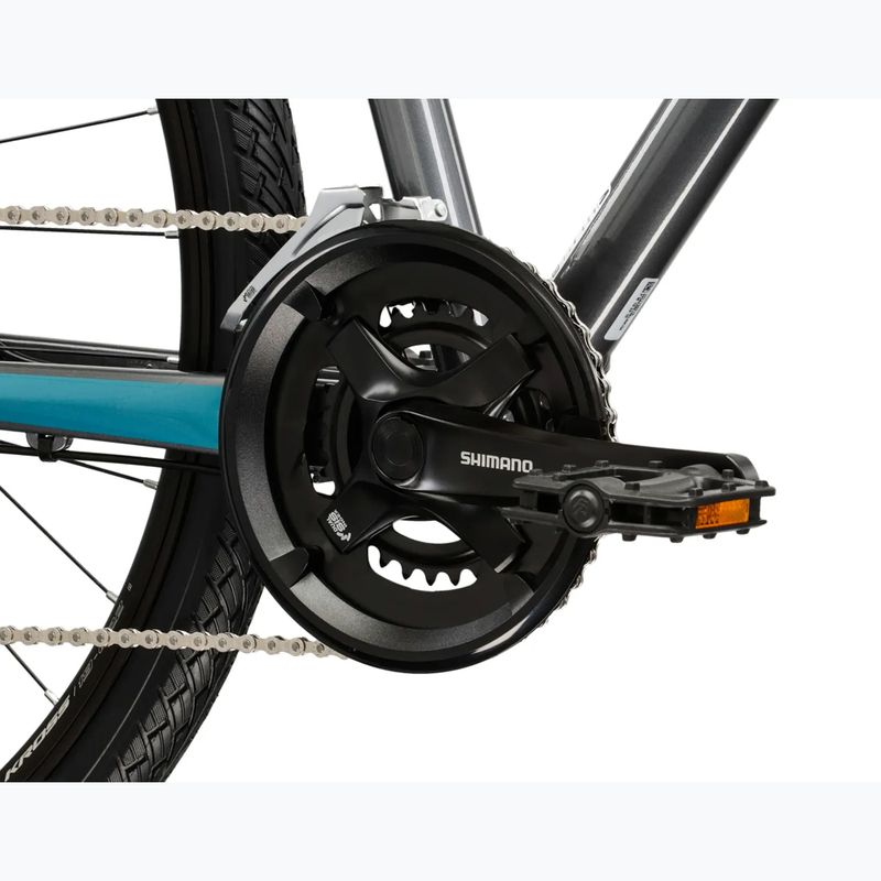 Cross bike KROSS Evado 3.0 grey/sea blue/shine 8