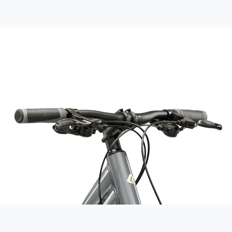 Women's cross bike KROSS Evado 3.0 W grey/green/shine 4