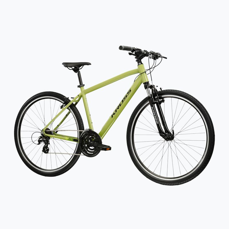 Cross bike KROSS Evado 2.0 khaki/black 2