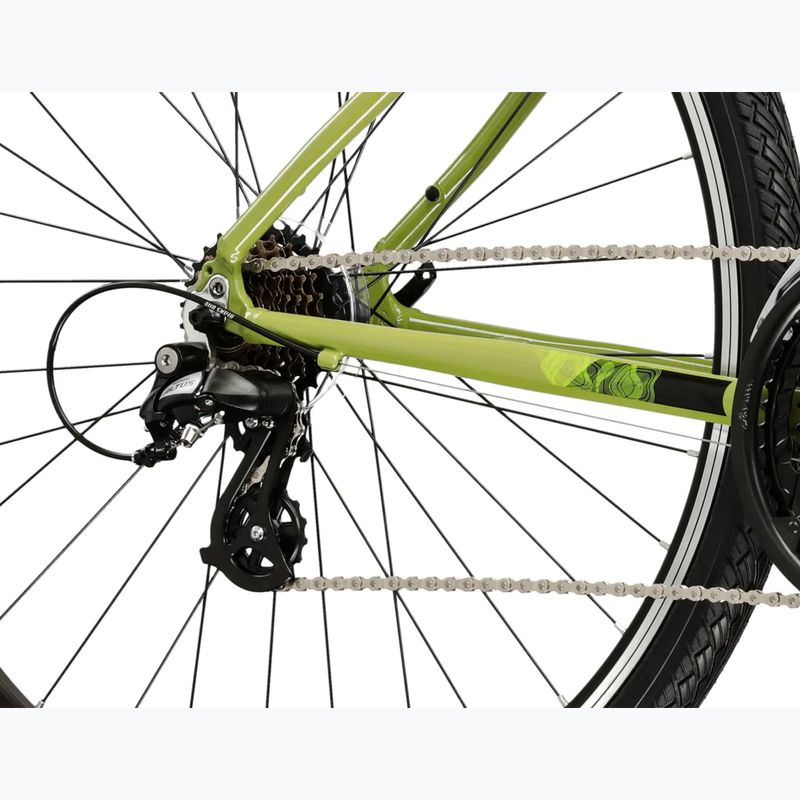 Cross bike KROSS Evado 2.0 khaki/black 6