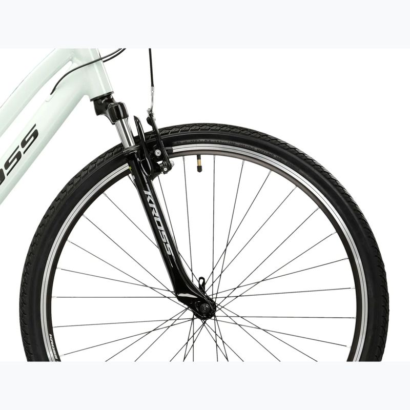 Women's cross bike KROSS Evado 2.0 W mint/black 6