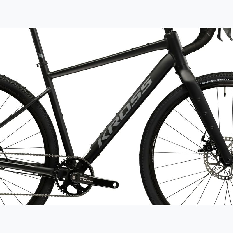 Gravel bike KROSS Esker 1.0 black/graphite/mat 12