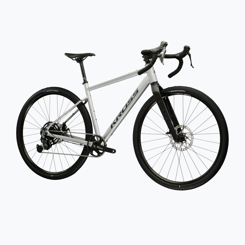 Gravel bike KROSS Esker 1.0 grey/graphite/mat 2