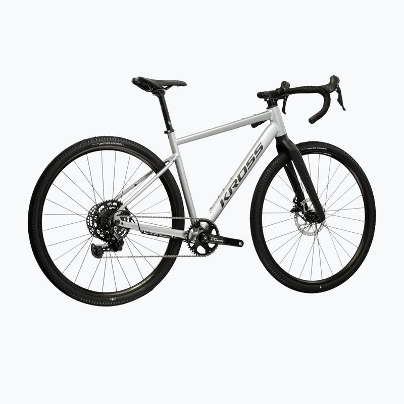 Gravel bike KROSS Esker 1.0 grey/graphite/mat 3