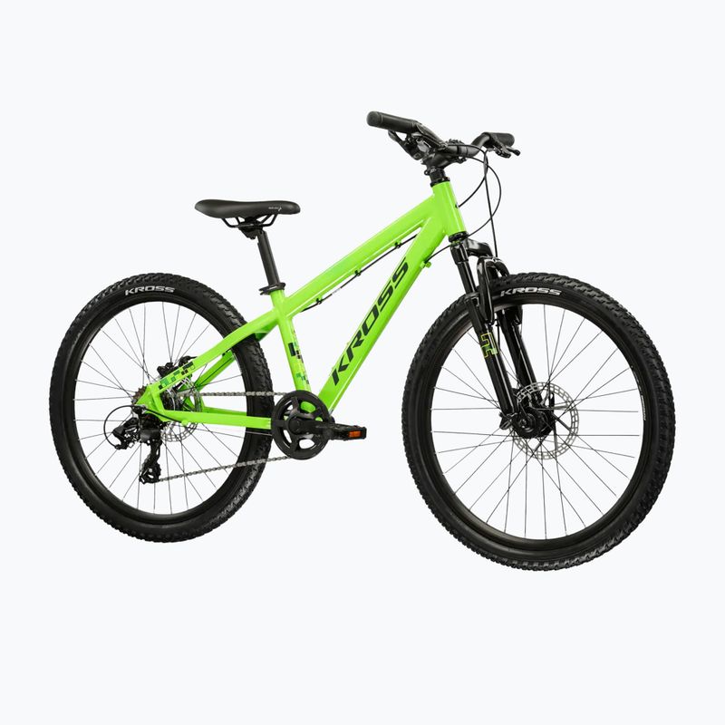 Children's bike KROSS Dust Jr 1.0 Dsc green/green/shine 2