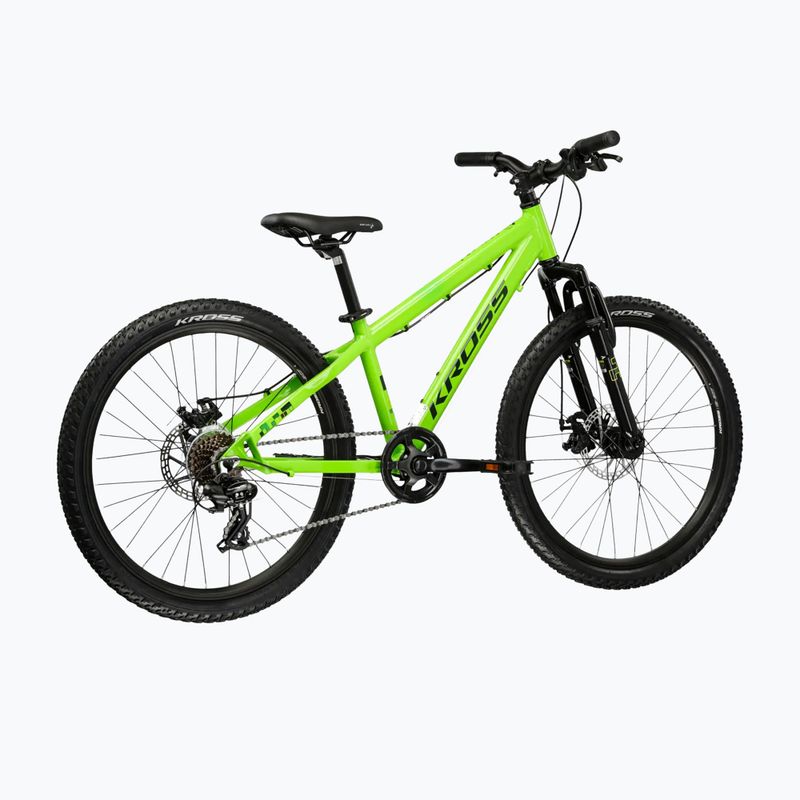 Children's bike KROSS Dust Jr 1.0 Dsc green/green/shine 3