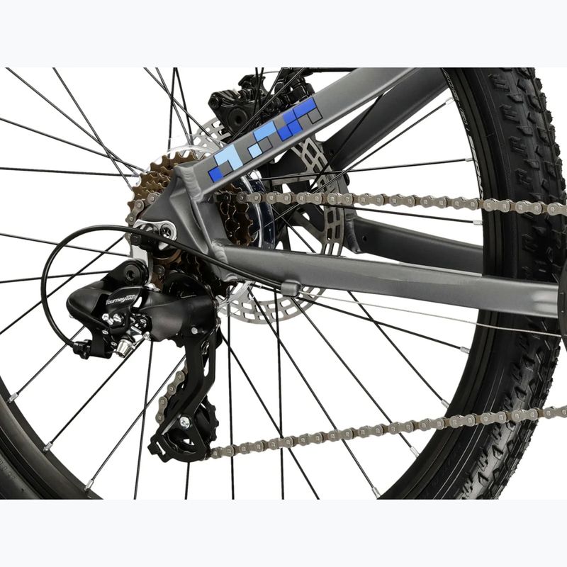 Children's bike KROSS Dust Jr 1.0 Dsc grey/navy/matte 6