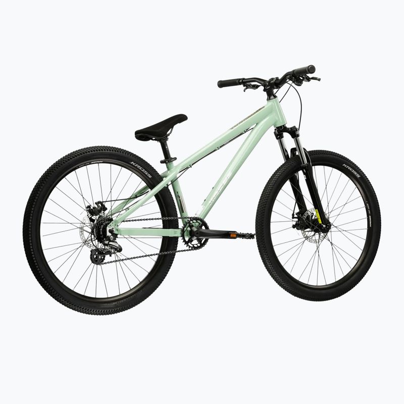 Dirt bike KROSS Spade 1.0 green/silver/shine 3