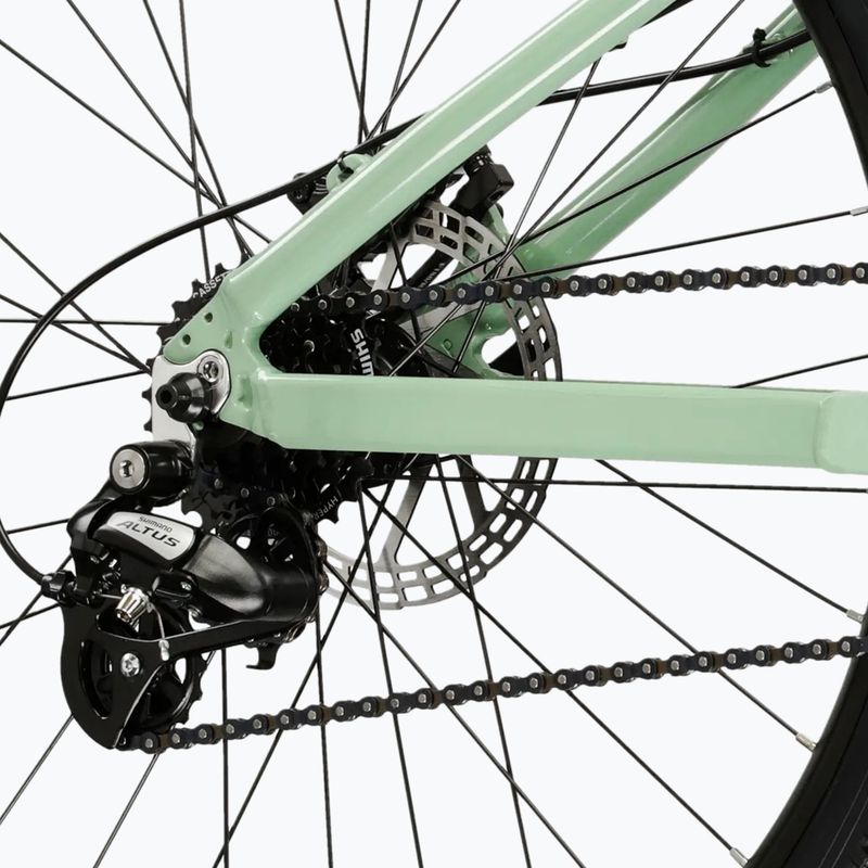 Dirt bike KROSS Spade 1.0 green/silver/shine 8