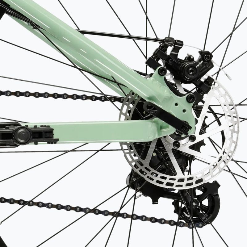 Dirt bike KROSS Spade 1.0 green/silver/shine 10