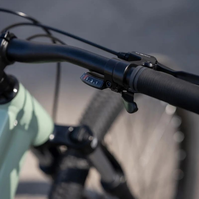 Dirt bike KROSS Spade 1.0 green/silver/shine 13