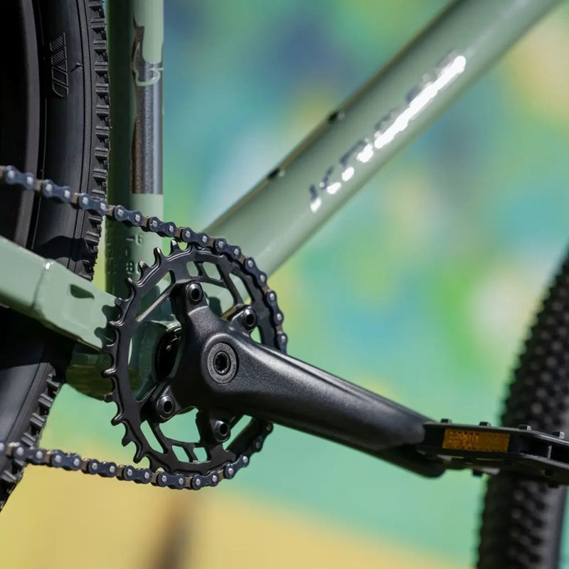 Dirt bike KROSS Spade 1.0 green/silver/shine 16