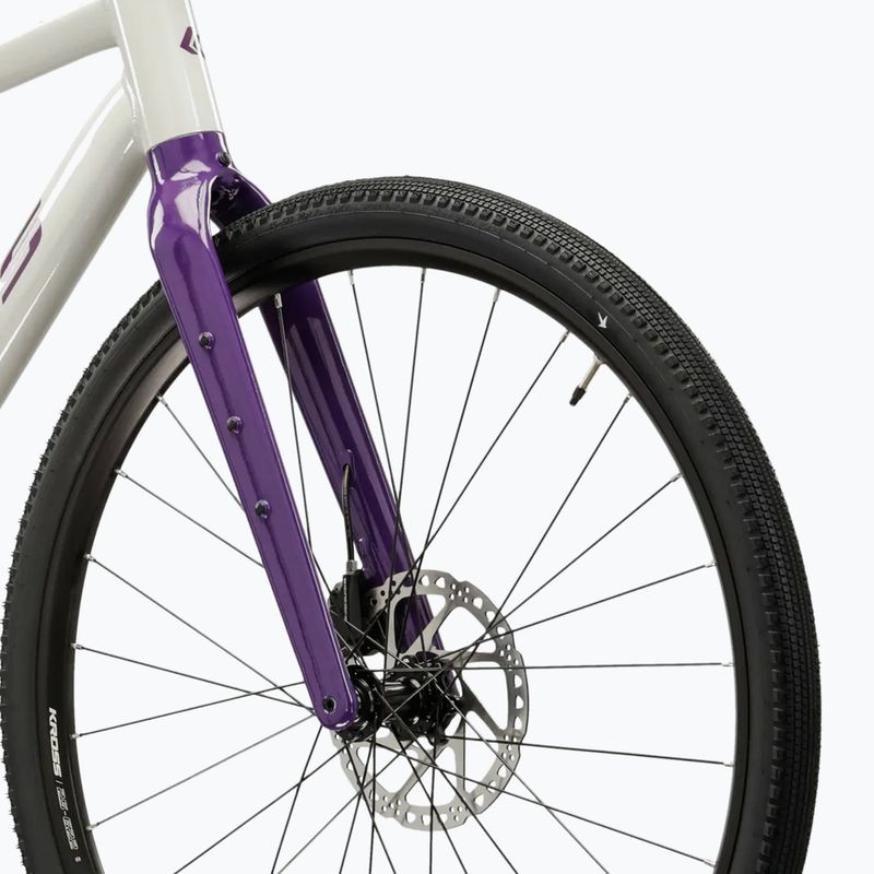 Gravel bike KROSS Esker 1.0 FL grey/purple/shine 6