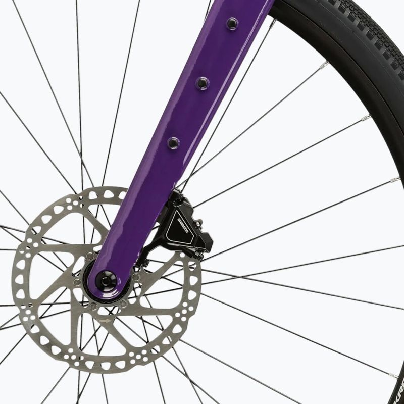 Gravel bike KROSS Esker 1.0 FL grey/purple/shine 7