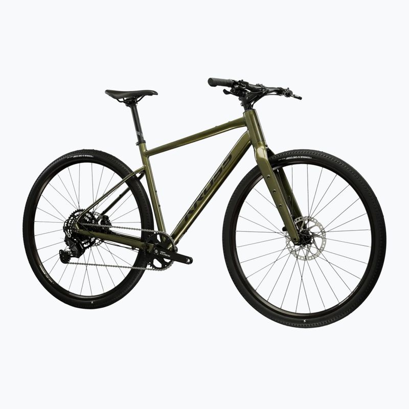 Gravel bike KROSS Esker 1.0 FL green/graphite/shine 2