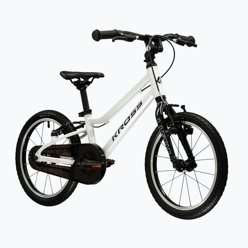 Children's bike KROSS Liftie 16 white/black/shine 2