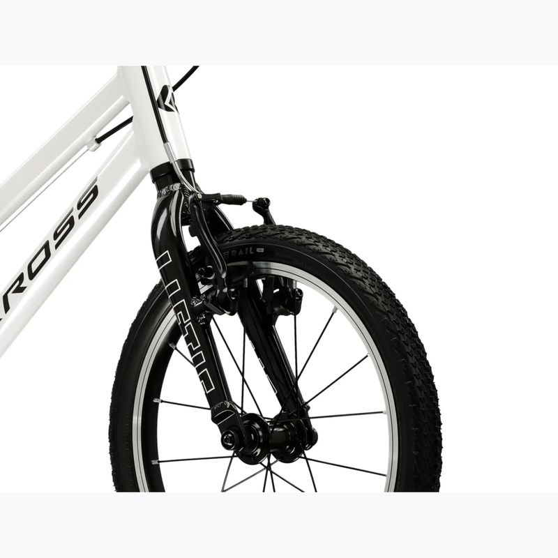 Children's bike KROSS Liftie 16 white/black/shine 5