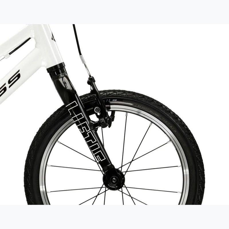 Children's bike KROSS Liftie 16 white/black/shine 6