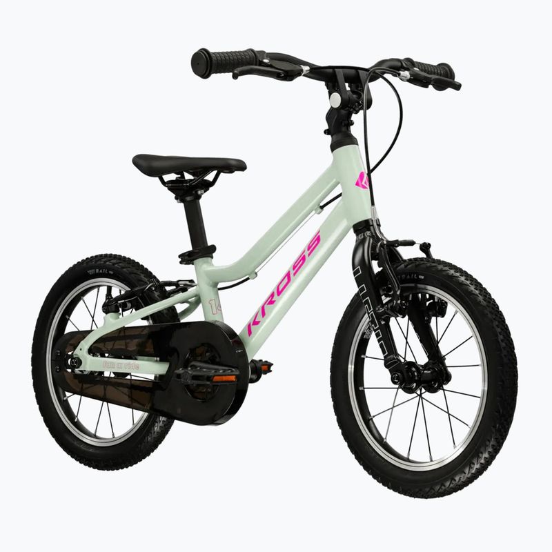 Children's bike KROSS Liftie 14 mint/pink/matte 2