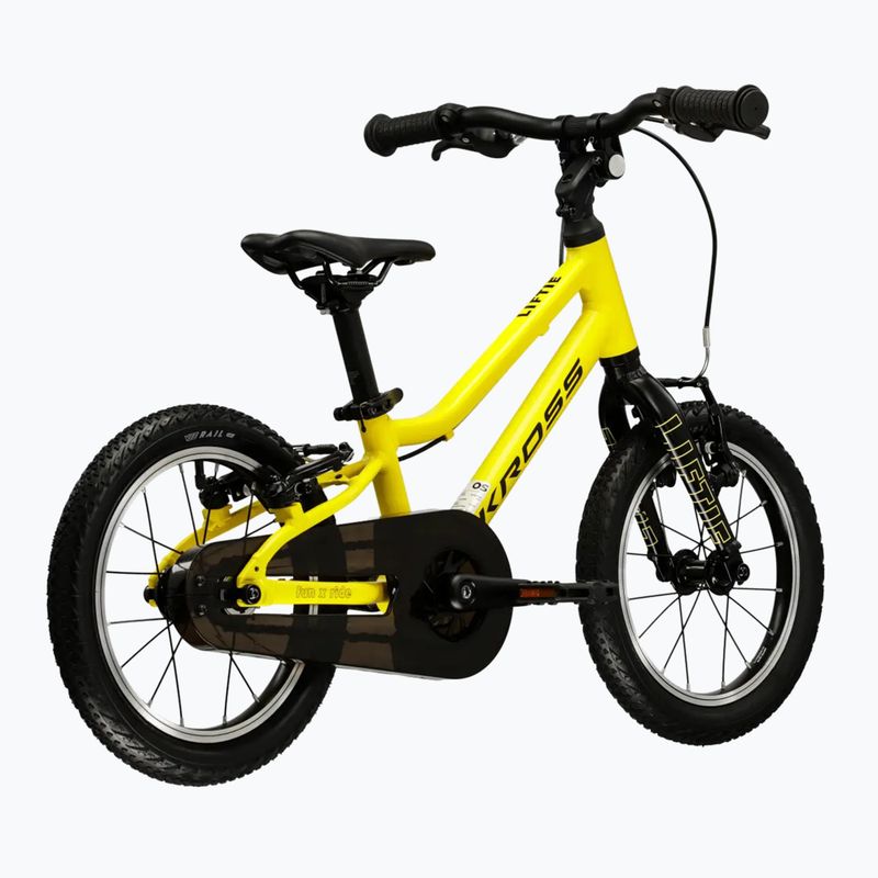 Children's bike KROSS Liftie 14 yellow/black/matte 3