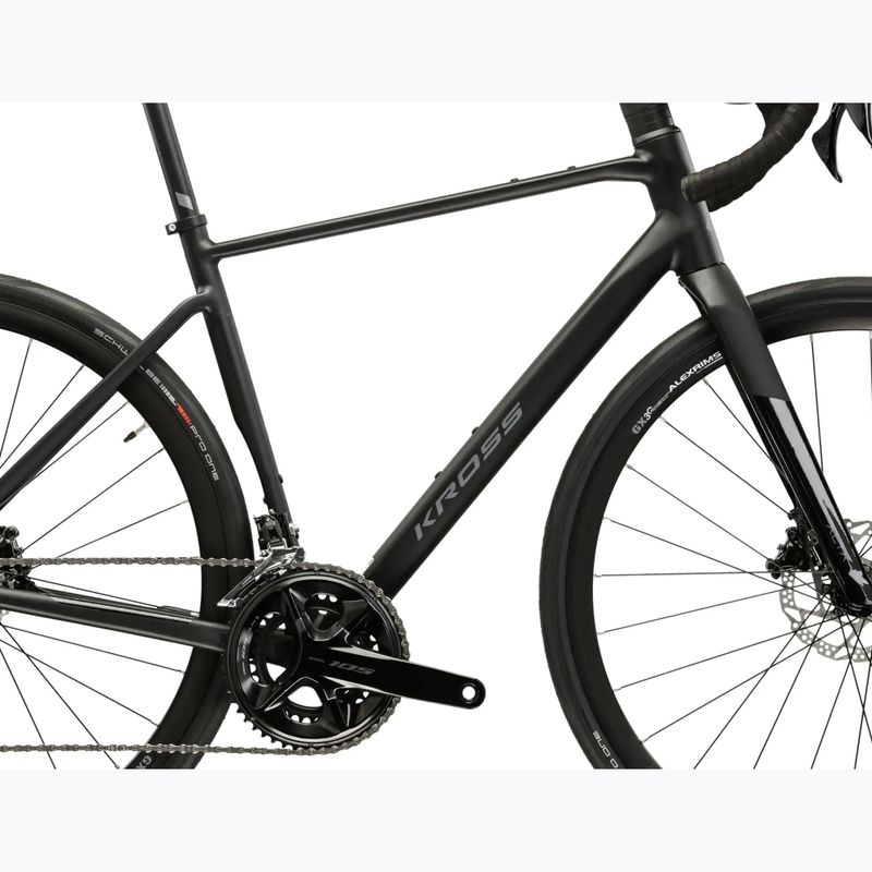 Road bike KROSS Alta 4.0 black/graphite/mat 12