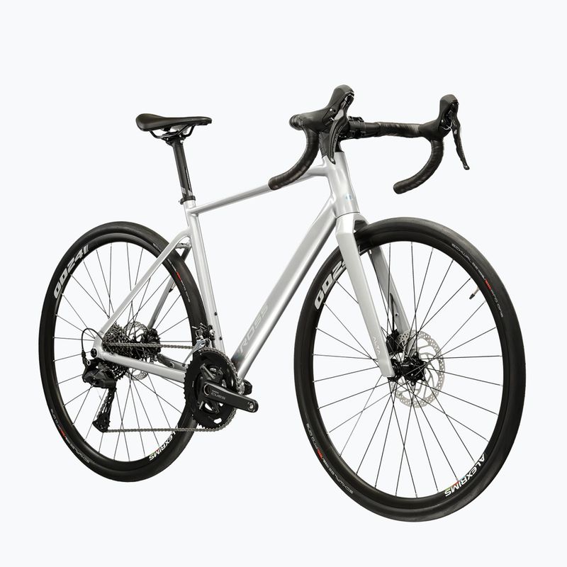 Road bike KROSS Alta 2.0 silver/turquoise/shine 2