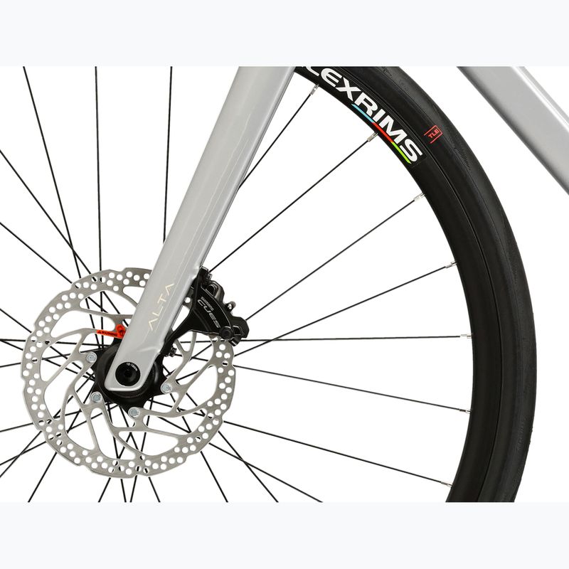 Road bike KROSS Alta 2.0 silver/turquoise/shine 6