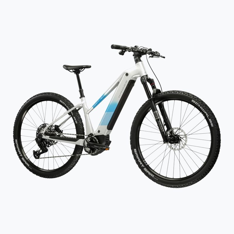 Women's electric bike KROSS Influx Hyb 5.0 W 27.5 el. 800 Wh silver/blue/shine 2