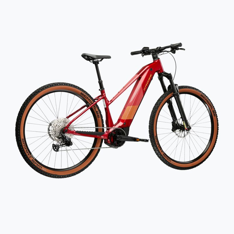 Women's electric bike KROSS Influx Hyb 4.0 W 27.5 el. 800 Wh ruby/maroon/shine 3