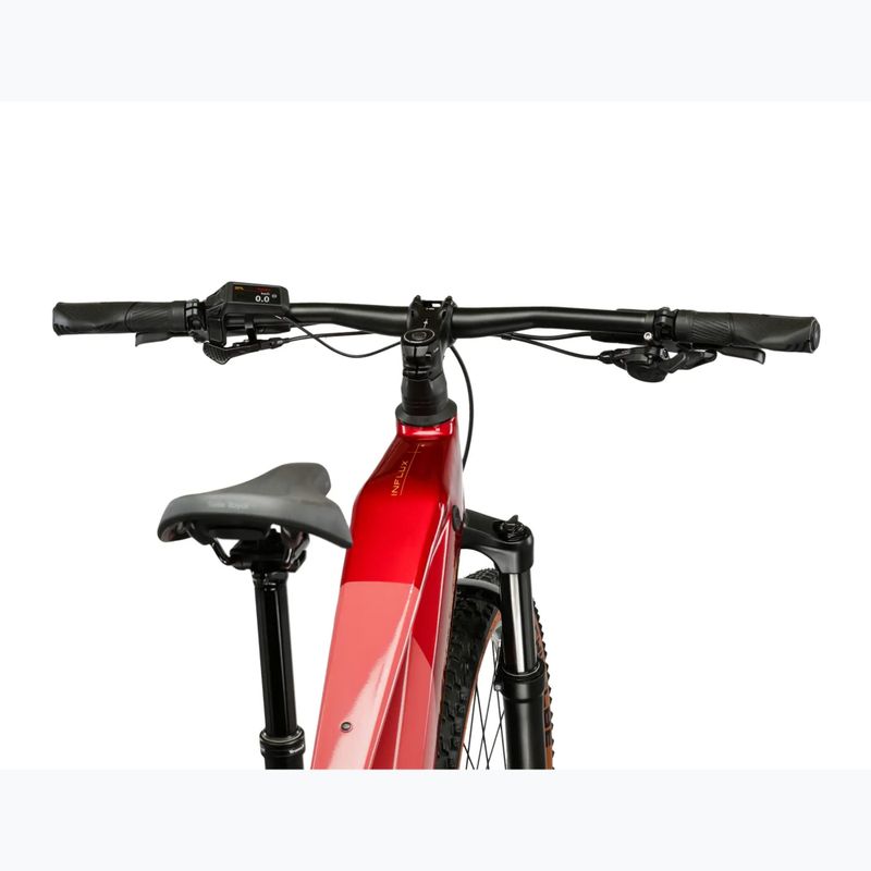 Women's electric bike KROSS Influx Hyb 4.0 W 27.5 el. 800 Wh ruby/maroon/shine 5