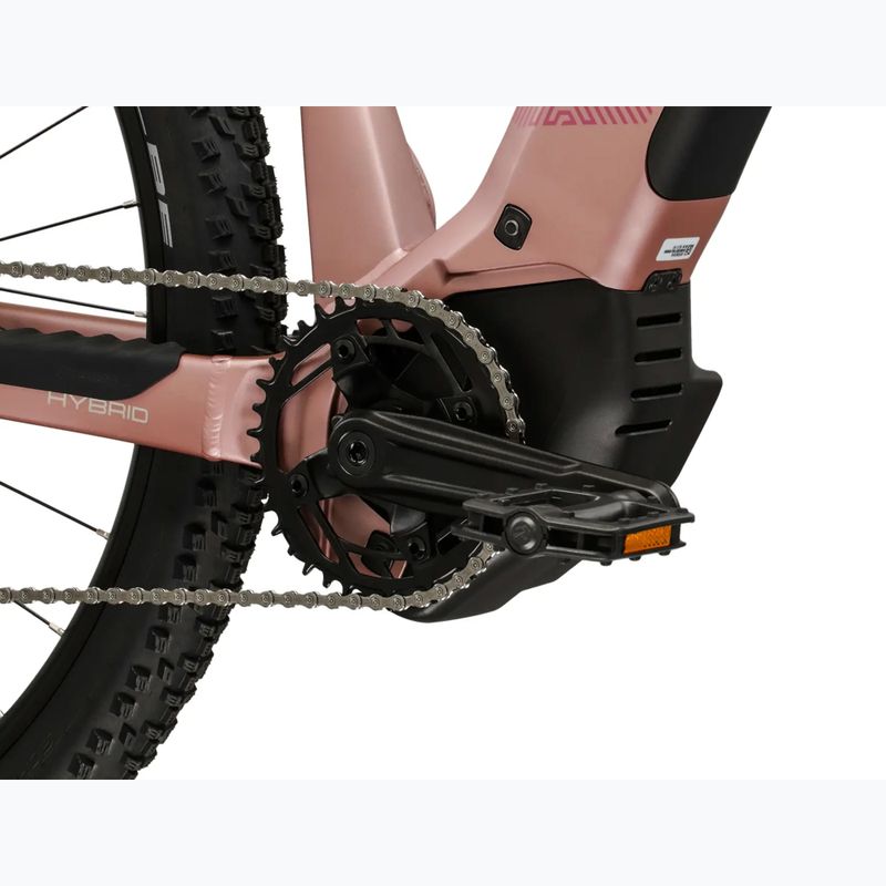 Women's electric bike KROSS Influx Hyb 3.0 27,5 el. 800 Wh pink/maroon/matte 9