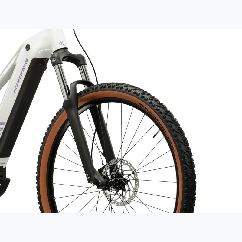 Women's electric bike KROSS Influx Hyb 2.0 29 el. 600 Wh pearl/purple/shine 5