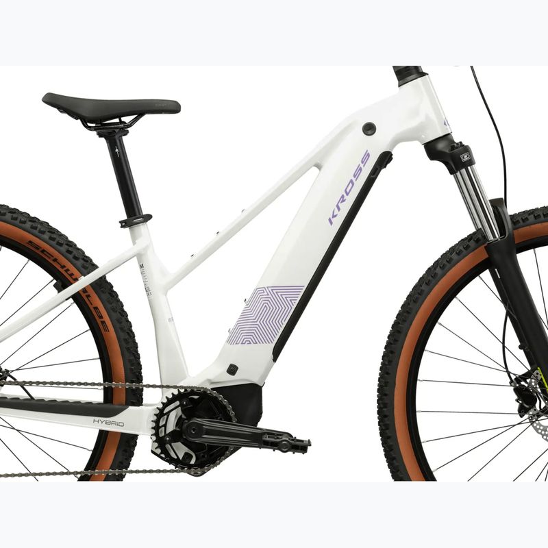 Women's electric bike KROSS Influx Hyb 2.0 29 el. 600 Wh pearl/purple/shine 11