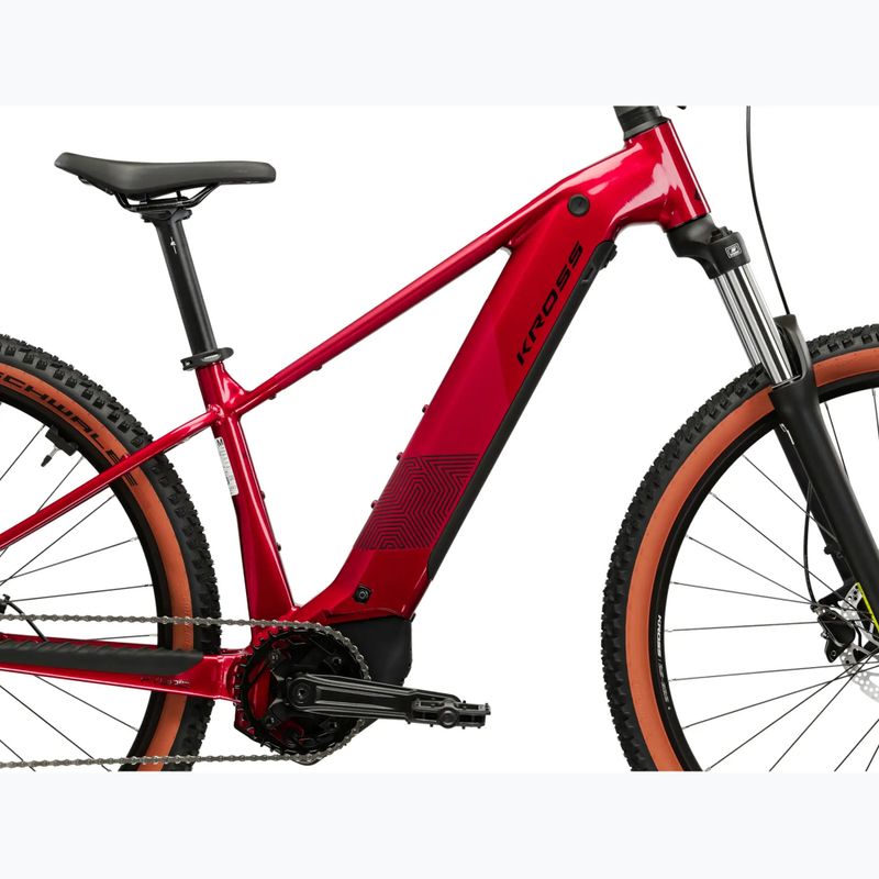 Electric bike KROSS Influx Hyb 2.0 29 el. 600 Wh ruby/black/shine 12