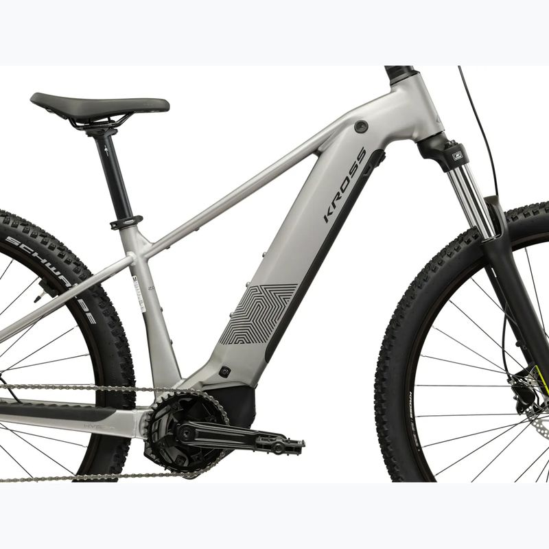 Electric bike KROSS Influx Hyb 2.0 29 el. 600 Wh silver/black/matte 12