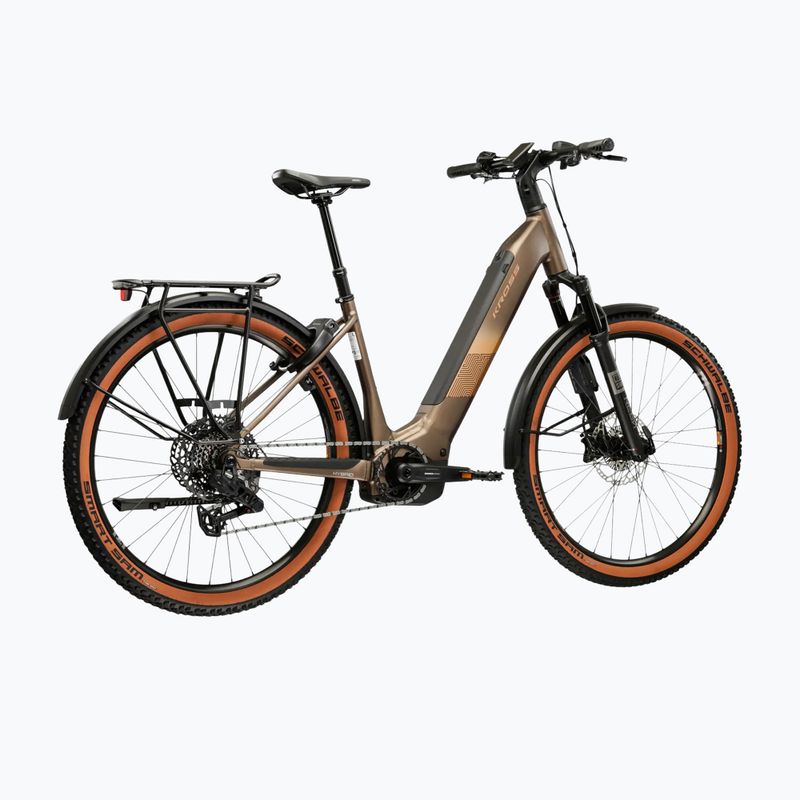 Electric bike KROSS Influx Suv Hyb 6.0 29 el. 800 Wh grey/gold/matte 3